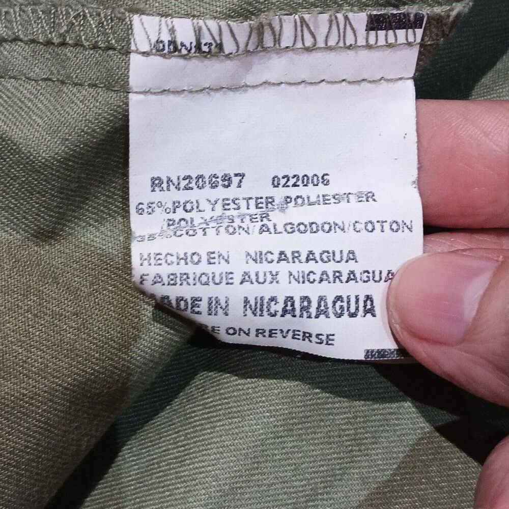 Men's 4XL Dickies‎ Short Sleeve Beige Twill Mechanic Work Uniform Shirt - Picture 4 of 7